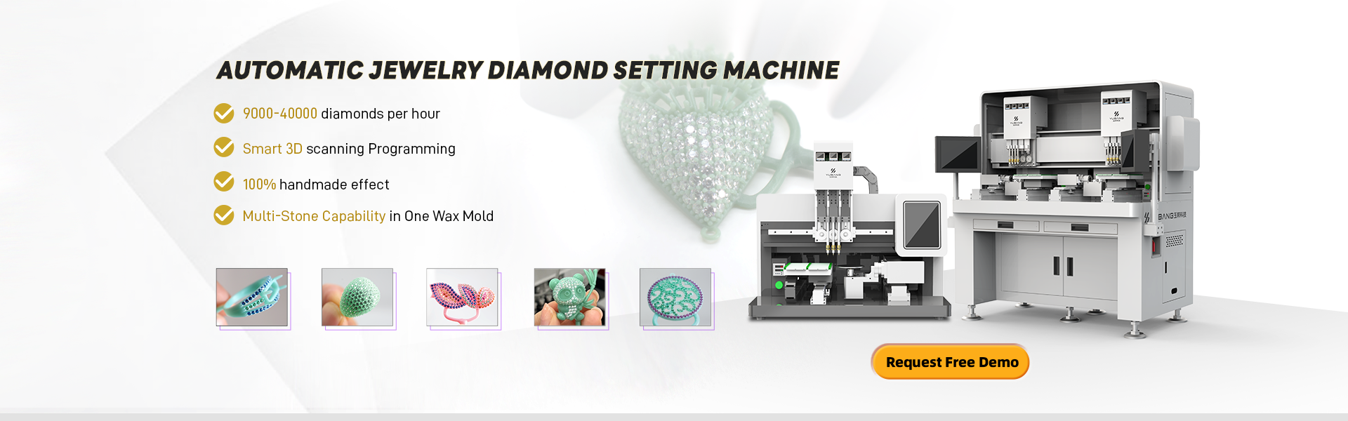 Wax Setting Machine Banner