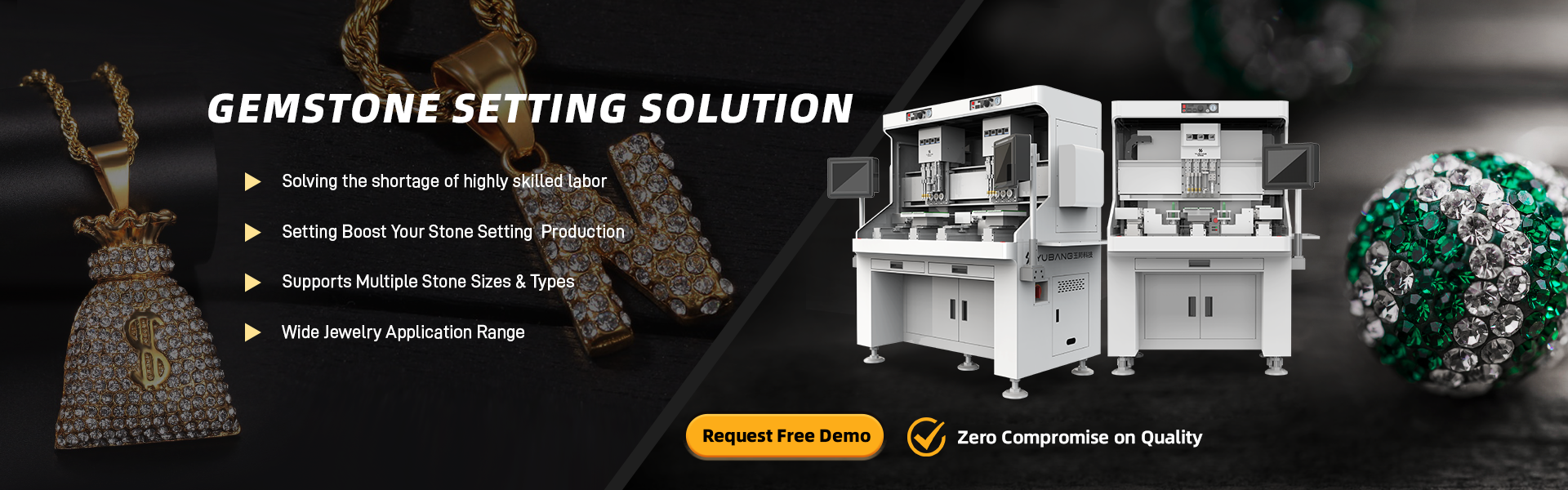 Wax Setting Machine Banner